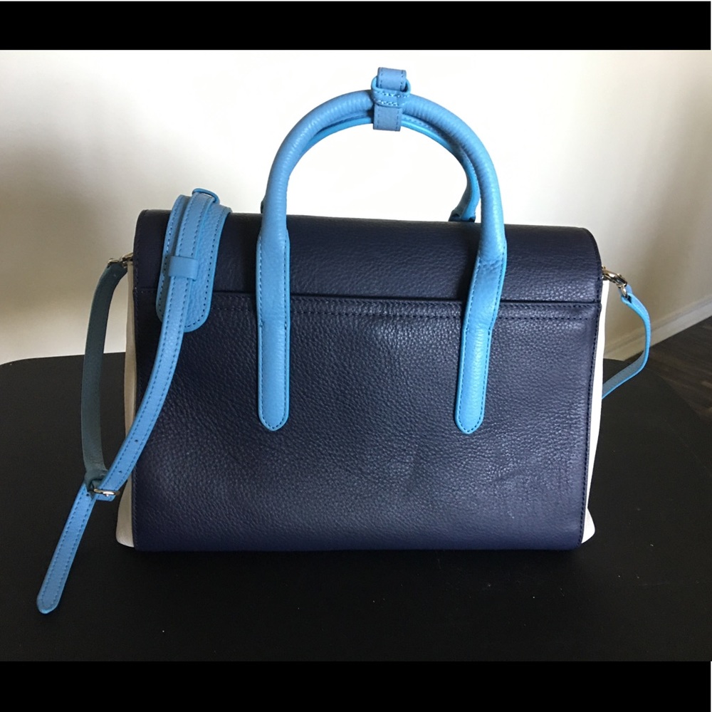 Draper James Satchel (Nassau Navy) NWOT - Picture 7 of 14